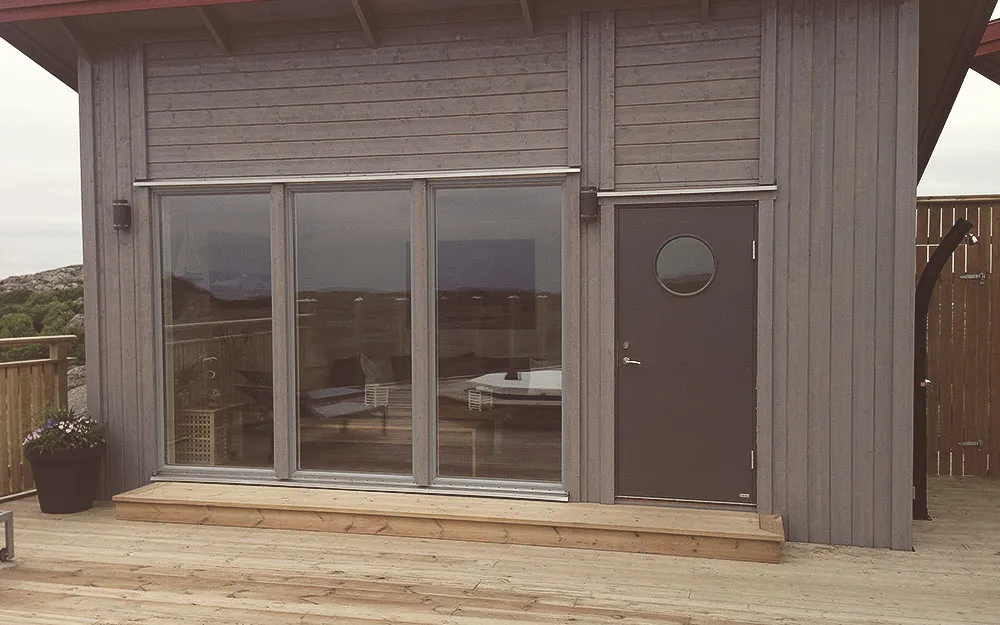 Villa med solfilm